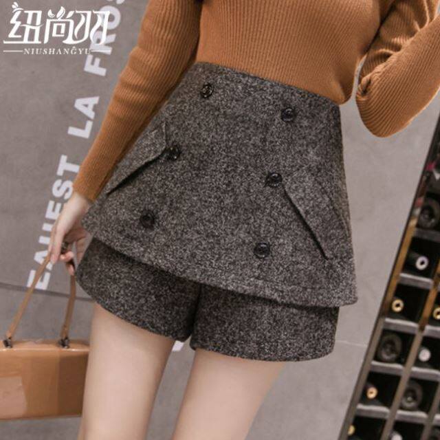 winter Small fragrant wind Boots shorts Fur Boots pants Woollen cloth Culotte Autumn and winter have cash less than that is registered in the accounts Pants skirt Exorcismin the Women's clothing/Boutique , Pants , Casual pants  category - from Buy2taobao.com to provide professional Taobao agent buy service
