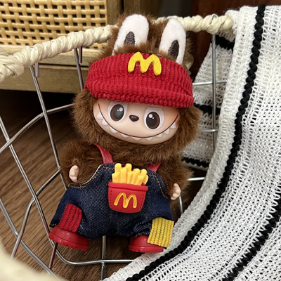 仅衣服适用4代迷你版拉布布4.0娃衣mini版Labubu四代衣服心底密码