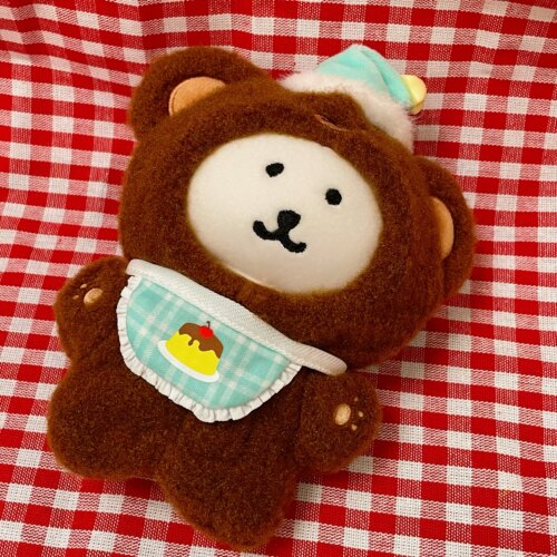 萌遇时光 10cm数星星系列动物爬爬服 棉娃自嘲熊轻松熊努努海星体