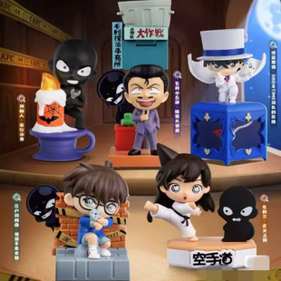 2025肯德基联名名侦探柯南怪盗基德蝴蝶结变声器毛利小五郎摆件