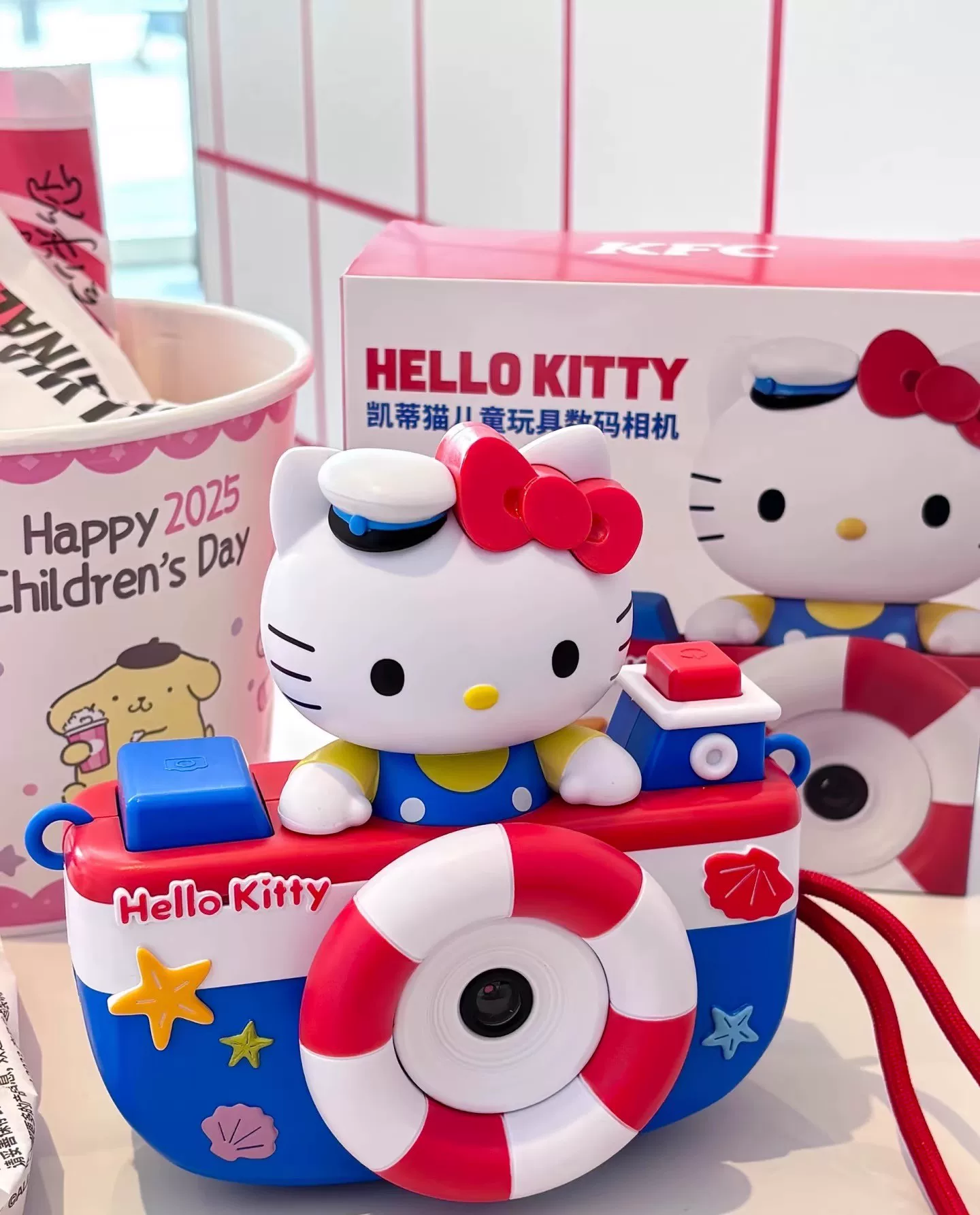 Игрушечный набор KFC Sanrio 2026, Hello Kitty и друзья, электронные игрушки и световые аксессуары