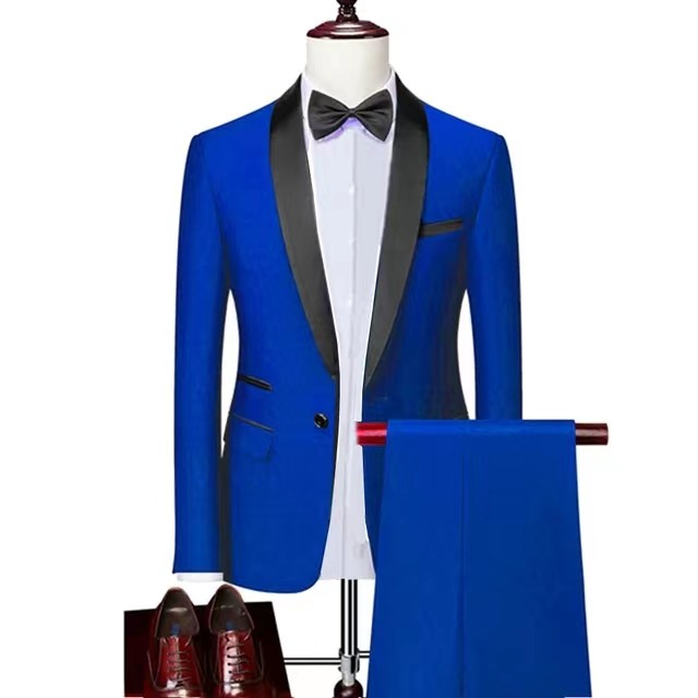 MENS SUITS 2PCS CASUAL SLIM  STYLISH SUIT SETS