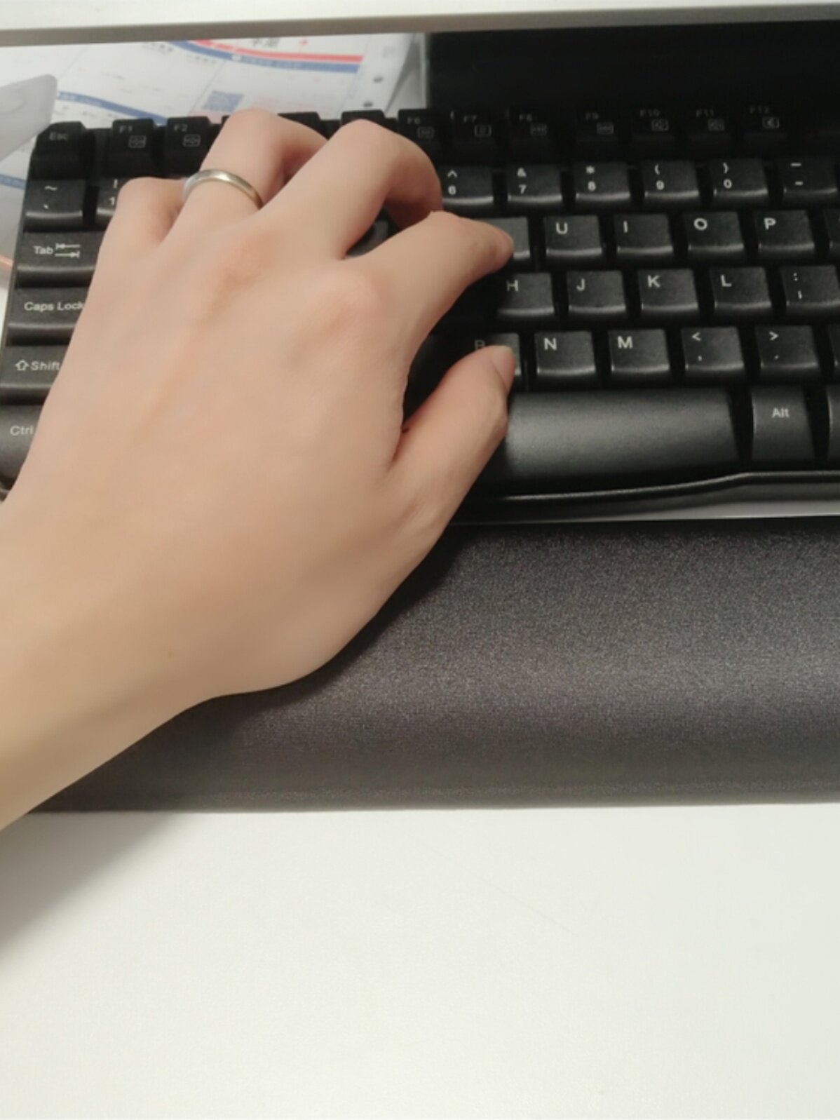 CLEARANCE FELLOWES VAN ROOSCH DESKTOP KEYBOARD PAD OFFICE NON-SLIP SILICONE WRIST REST KEYBOARD AND MOUSE RUBBER PADS