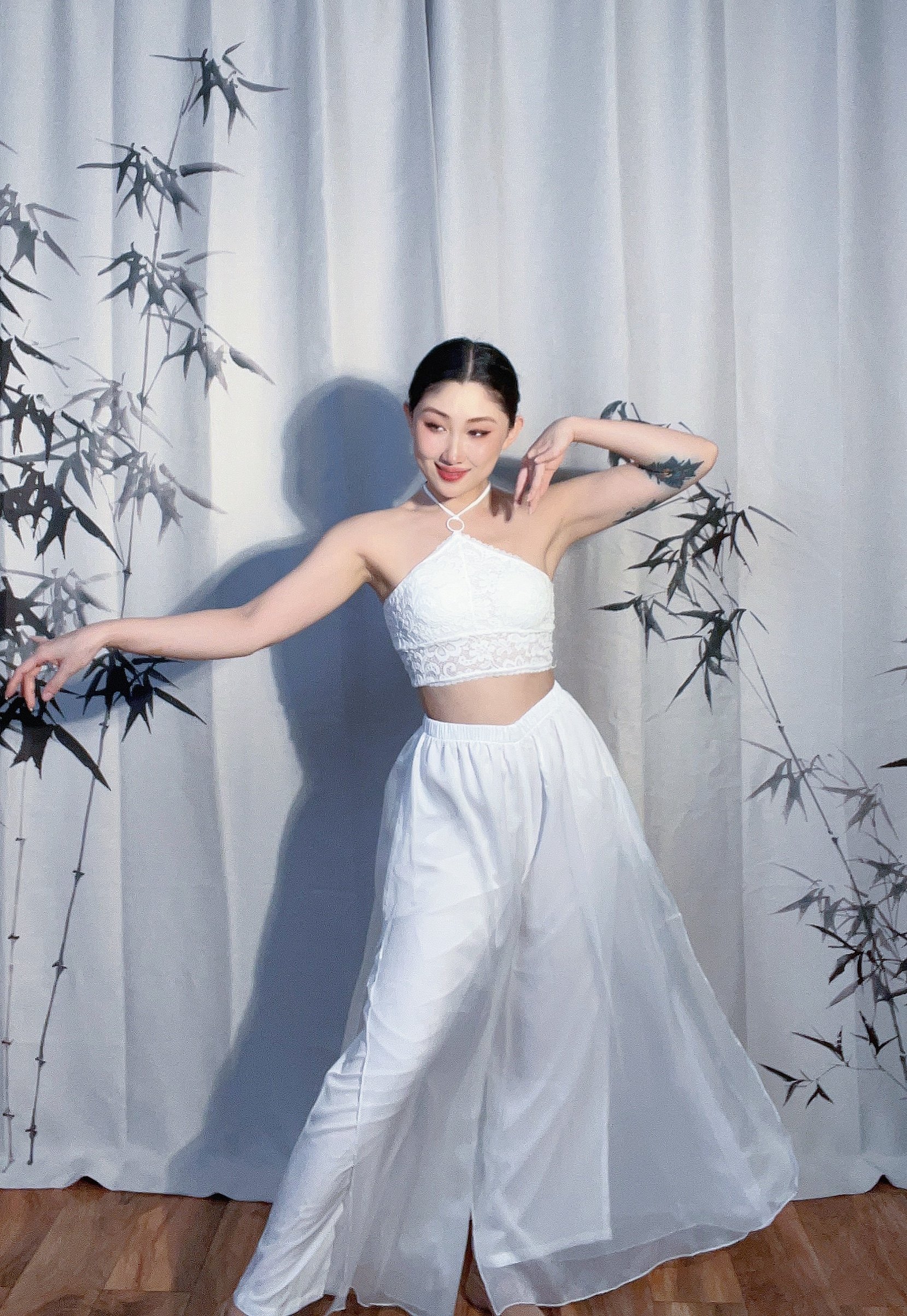 洛神舞蹈国风古风纱裤古典舞现代舞练功裤演出服裙裤阔腿裤,个性定制/设计服务/DIY,舞台演出/舞蹈服装定制/加工,淘宝优惠券,粉丝福利购,淘宝优惠卷