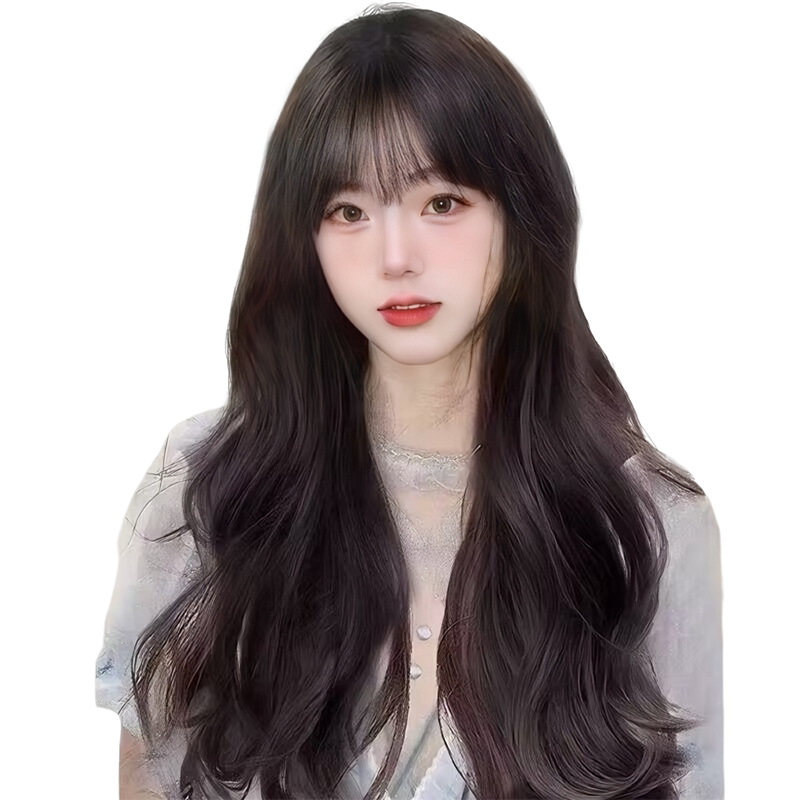 大波浪全真人发蕾丝无痕