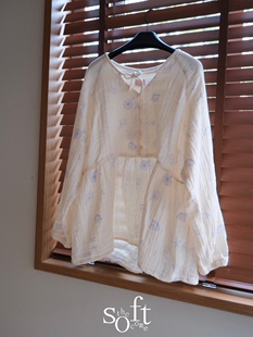 贝壳密语 come 睡衣家居服 原创印花 舒适柔软 The 三层棉纱 soft