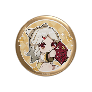 原神周边官谷吧唧璃月,童梦奇珍系列徽章-凝光