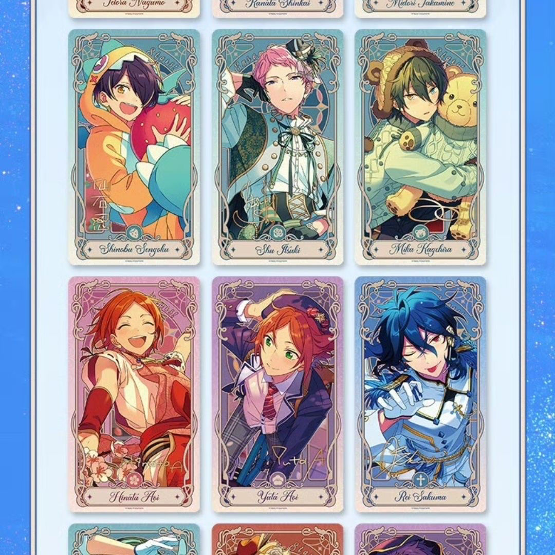 ES偶像梦幻祭现货正品,流光透卡全新