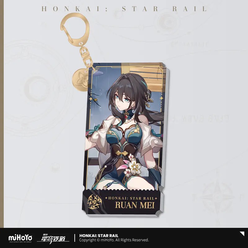 崩坏星穹铁道周边官谷RPG,角色立绘系列挂件阮·梅