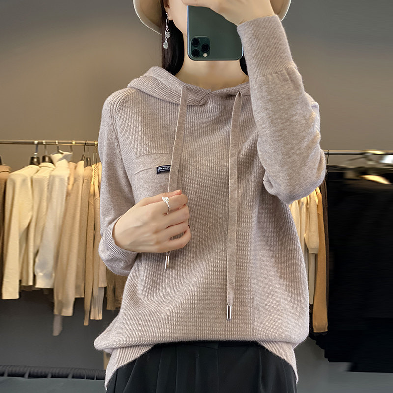 昊恩套头连帽套头通勤简约