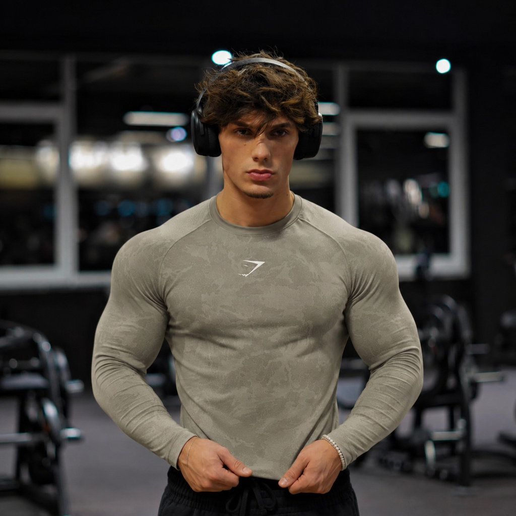 GYM美式肌肉健身衣服男