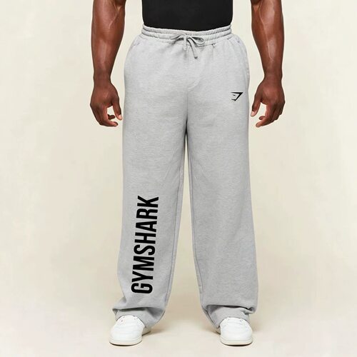 GYMshark肌肉健身运动直筒裤男