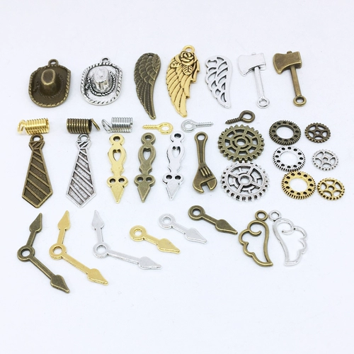 Металлический робот ручной работы, аксессуар с аксессуарами, креативный набор материалов с шестернями, поделки ручной работы, «сделай сам», в стиле панк