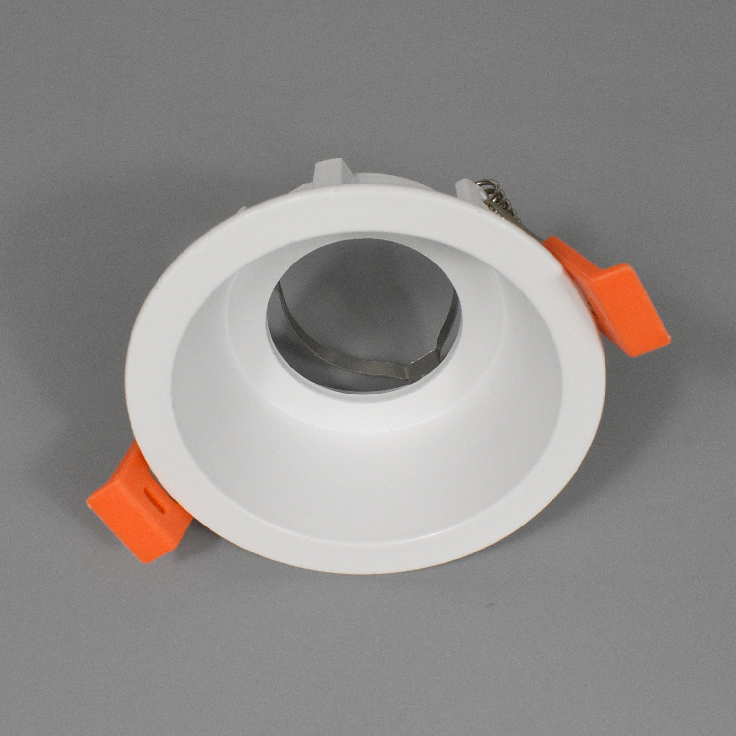 带灯头黑色防眩嵌入式天花射灯灯架LED固定座用于GU10 MR16灯泡