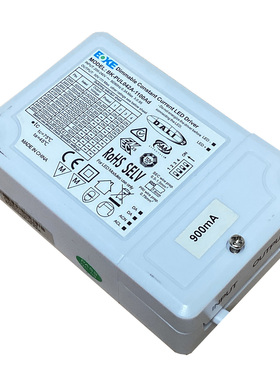 数字调光DALI商业照明LED驱动器600mA-1100mA电流拨码调光面板灯