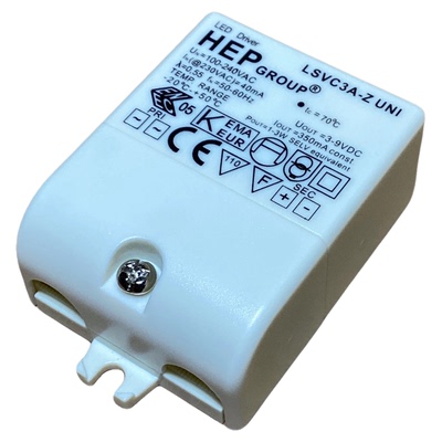 HEP Const. LED Driver 350mA 1-3W LSVC3A-Z UNI 3W内置LED驱动