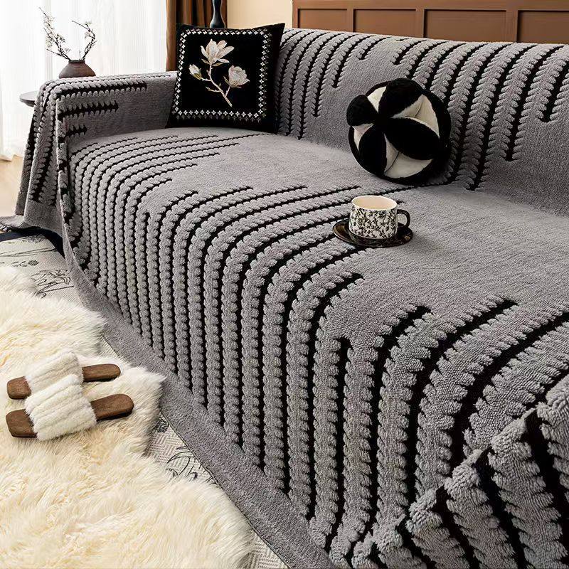 沙发盖布轻奢冬季毛绒沙发毯子防滑布沙发巾一整张全盖防猫抓,居家布艺,沙发垫,淘宝优惠券,粉丝福利购,淘宝优惠卷
