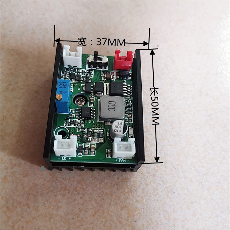 大功率激光驱动板 红绿蓝光激光器大功率驱动板 电流可调带TTL