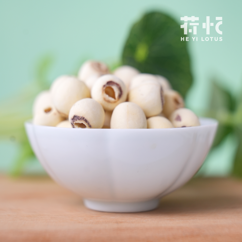 荷忆磨白莲手工莲红莲送礼特产