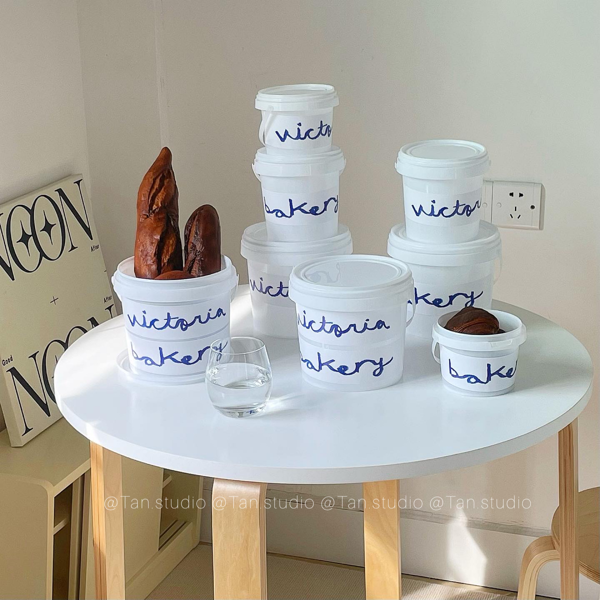 ins网红可爱垃圾桶桌面收纳