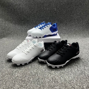 新款棒球鞋男女情侣款专业士美式棒垒球鞋防滑钉训练比赛橄榄球鞋