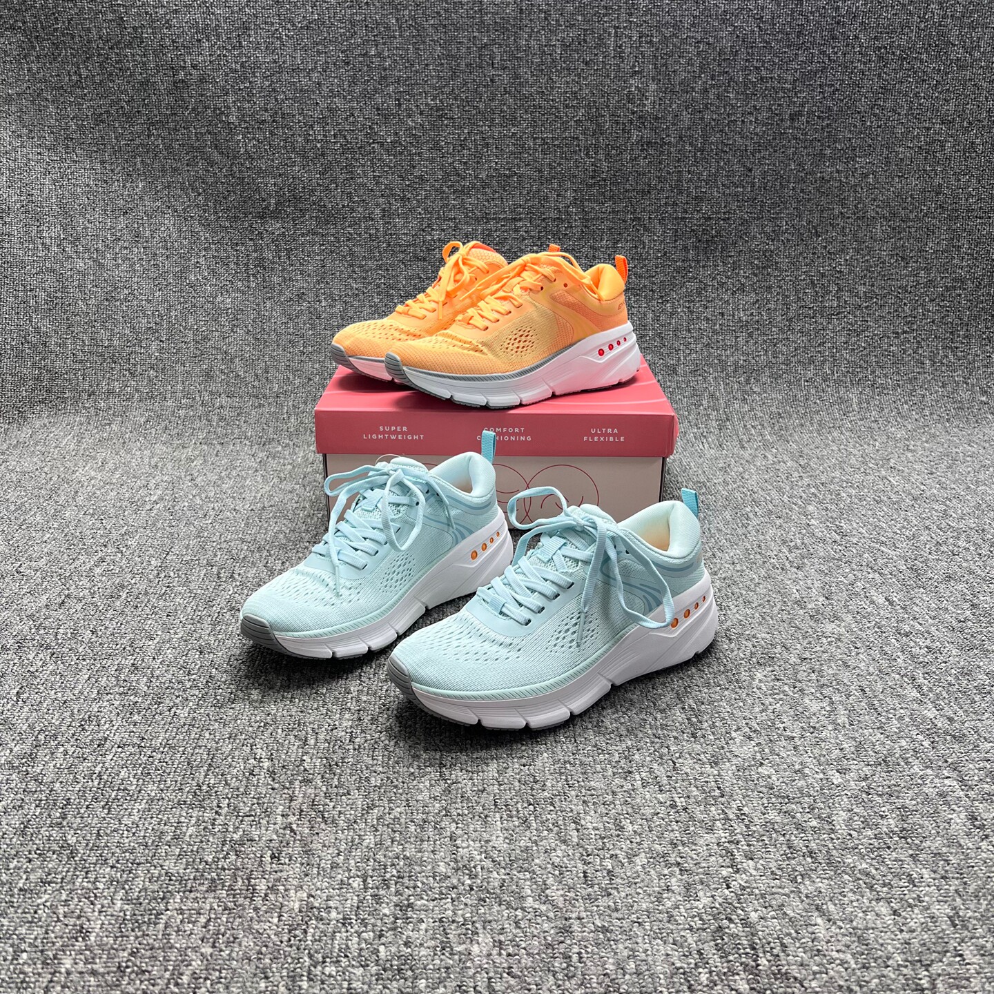 断码捡漏！轻便透气休闲跑步鞋厚底系带舒适减震男女情侣款运动鞋
