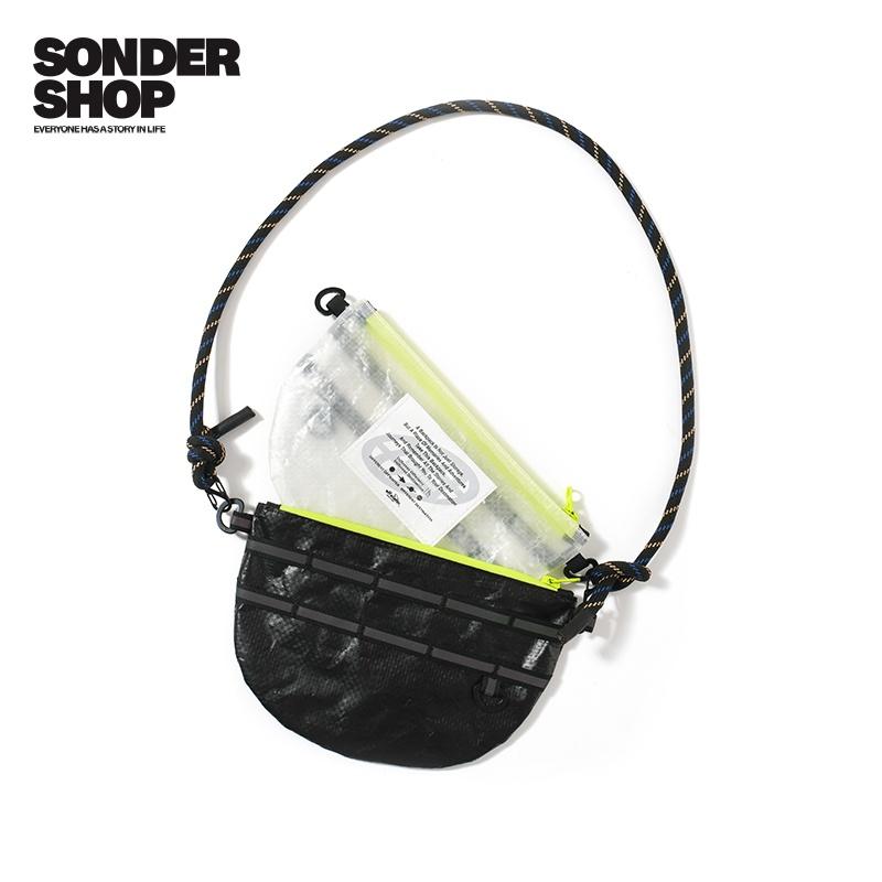 SONDER SHOP offwinter太空系列斜挎包 百搭小包 透明黑白子母包