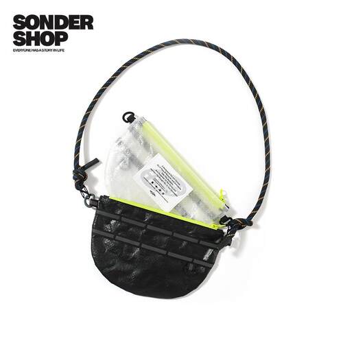 SONDER SHOP offwinter太空系列斜挎包 百搭小包 透明黑白子母包