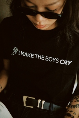 ALLTHINGS 23SS  make the boys cry 让男孩哭 纯棉短袖tee 男女