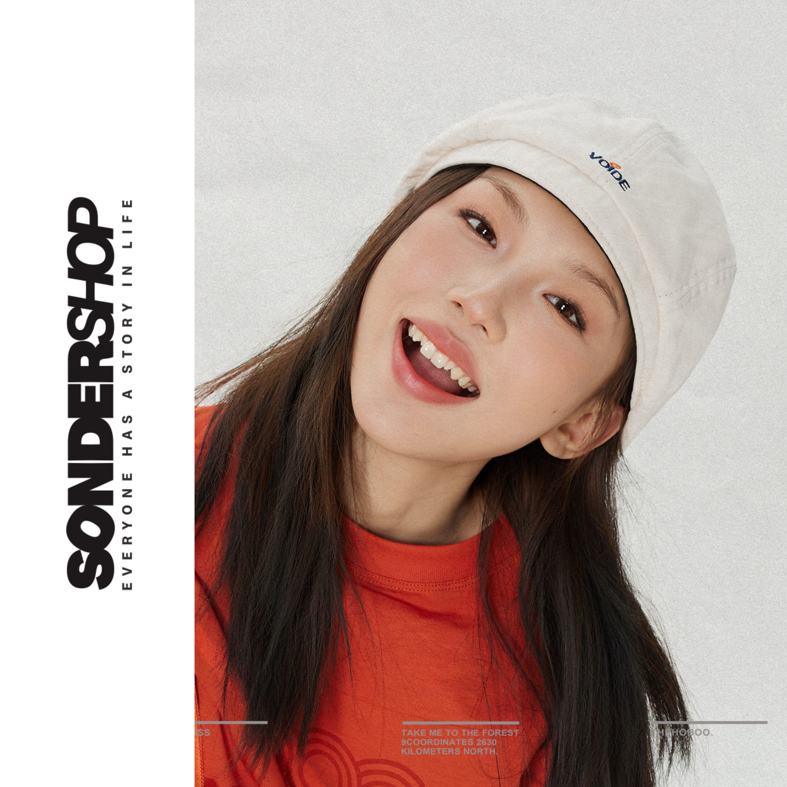 SONDER SHOP 日系反戴蓓蕾帽优雅气质画家帽男女前进帽贝雷帽子