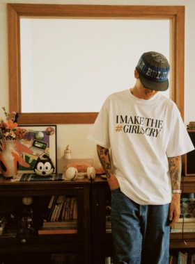 ALLTHINGS 23SS  make the girls cry 让女孩哭 纯棉短袖tee 男女