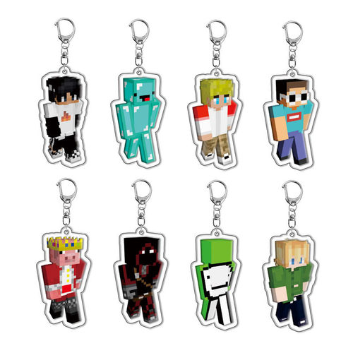 我的世界 亚克力钥匙扣挂件 沙盒游戏 周边手办 跨境现货挂件