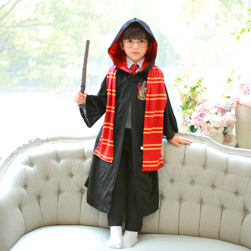 万圣节儿童服装哈利波特表演服宝宝演出服节目礼服魔法师