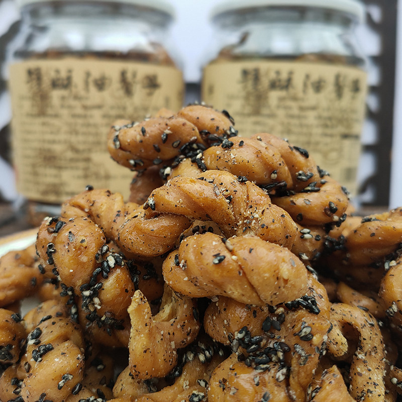 宁波特产正宗鼓楼老街 矮酥油赞子 零食纯手工特色小吃小麻花零食