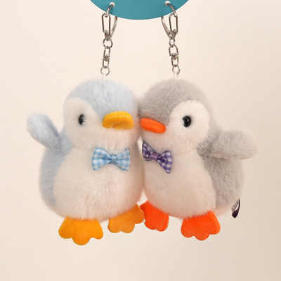 情侣磁吸小企鹅玩偶挂件