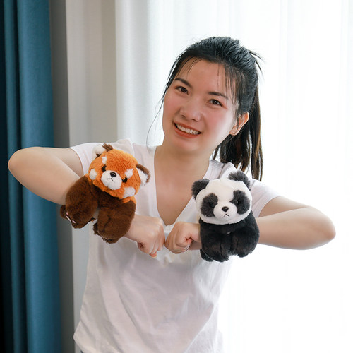 熊猫手环啪啪圈成都纪念品玩偶