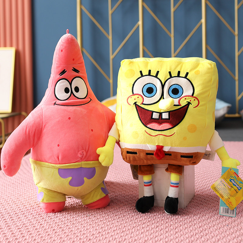 正版授权公仔玩偶派大星蟹老板