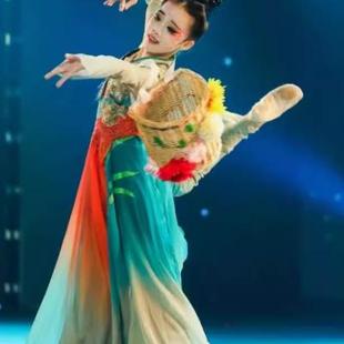 北舞坊舞台演出服古典舞服装采菊东篱下古典舞演出表演服饰订做