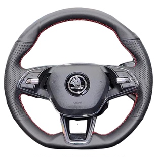 全包手缝方向盘套适用于25全新明锐/昕锐/科迪亚克/柯珞克/速派