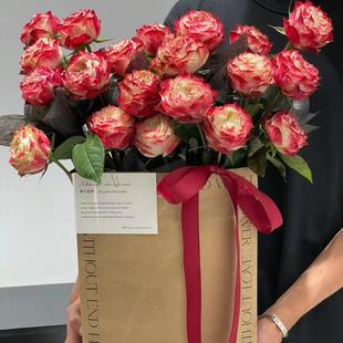 新鲜苹果杰克玫瑰花卉云南直发鲜花鲜切花乔迁插花小花束生日礼物