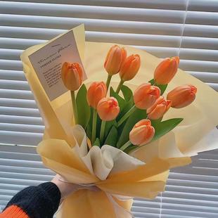 真花郁金香鲜花云南基地直发家用插花订婚花束生日鲜切花速递同城