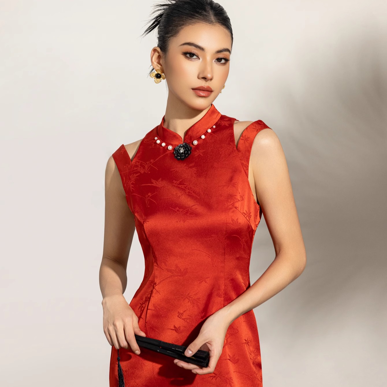 中式新款红色长款结婚新娘敬酒服