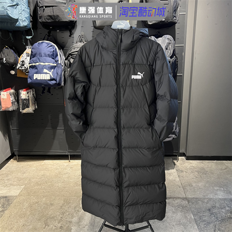 休闲防风保暖运动长款羽绒服外套图片