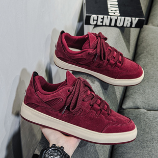 新款 2026春季 德训板鞋 厚底百搭休闲男士 鞋 透气运动滑板鞋 子男潮鞋