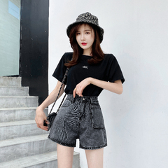 Tiktok, new summer, high waist, thin pants, good cloth, good quality.