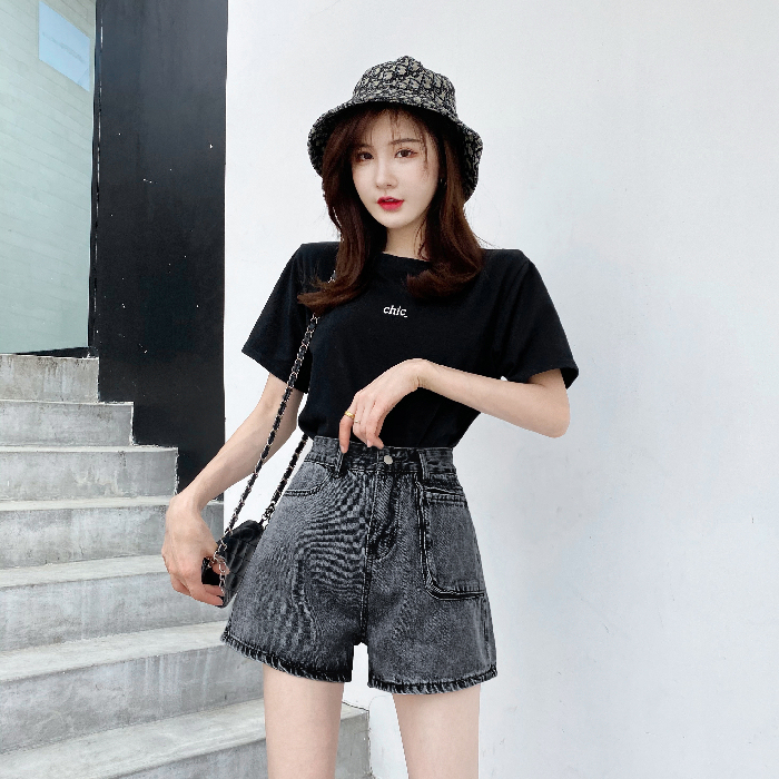 Tiktok, new summer, high waist, thin pants, good cloth, good quality.