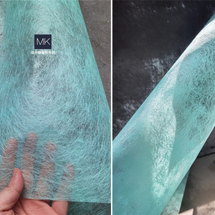 设计师线条轮廓造型硬挺艺术装 薄荷绿色 饰面料 肌理蝉翼薄纱 服装