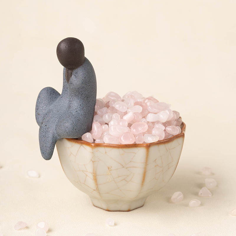 净莲梵尘保真出品纯天然水晶碎石