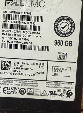 议价DELL 戴尔 0YHTJ0 MZ-7L3960A 服务器