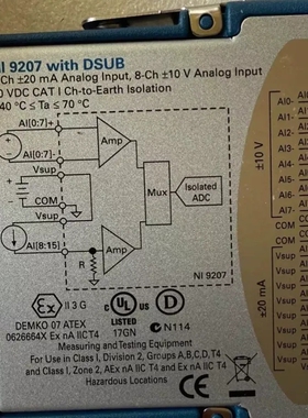 议价NI 9207 DSUB现货议价
